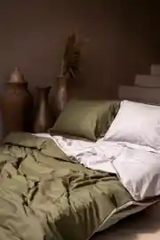 La Notte Çift Kişilik Nevresim Takımı Haki 1