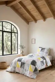 Cotton Collection Ranforce Tek Kişilik Nevresim Takımı Checkers 1
