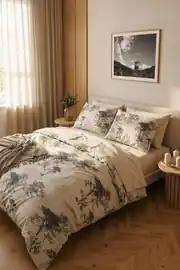 Cotton Collection Tek Kişilik Nevresim Takımı Grave 2