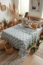 Cotton Collection Çift Kişilik Pike Mint 4