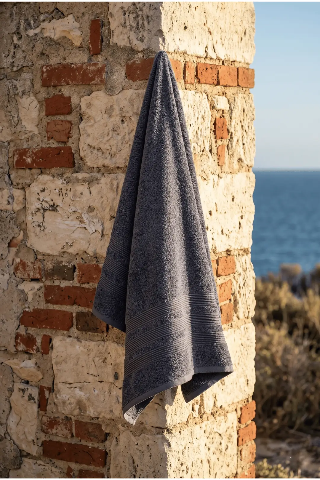 Cotton Collection Banyo Havlusu Antrasit 5