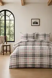 Kışlık Pazen Tek Kişilik Nevresim Takımı Black Red 2