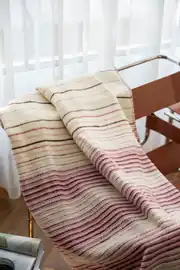 Cotton Collection New Line Pamuklu TV Battaniyesi Gül Kurusu 3