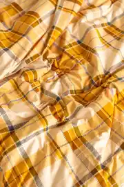 Kışlık Pazen Çift Kişilik Nevresim Takımı Yellow Beige 5