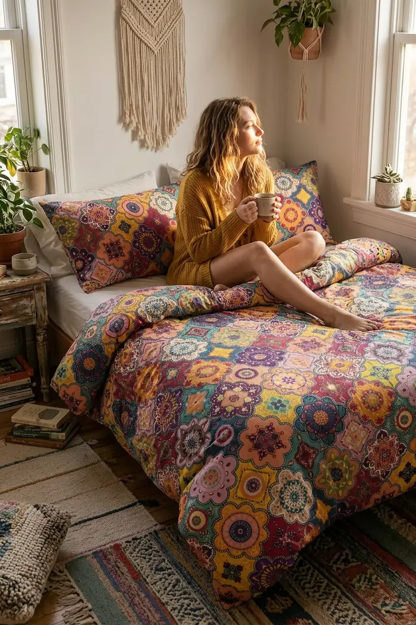 Cotton Collection Tek Kişilik Nevresim Seti Harmoni 4
