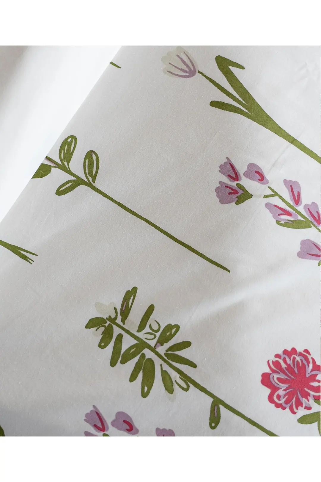 Cotton Collection Tek Kişilik Nevresim Seti Fleur 7