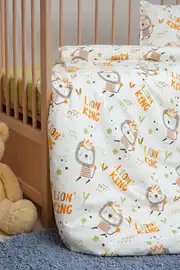 Cotton Collection %100 Pamuk Bebek Nevresim Takımı Lion 3