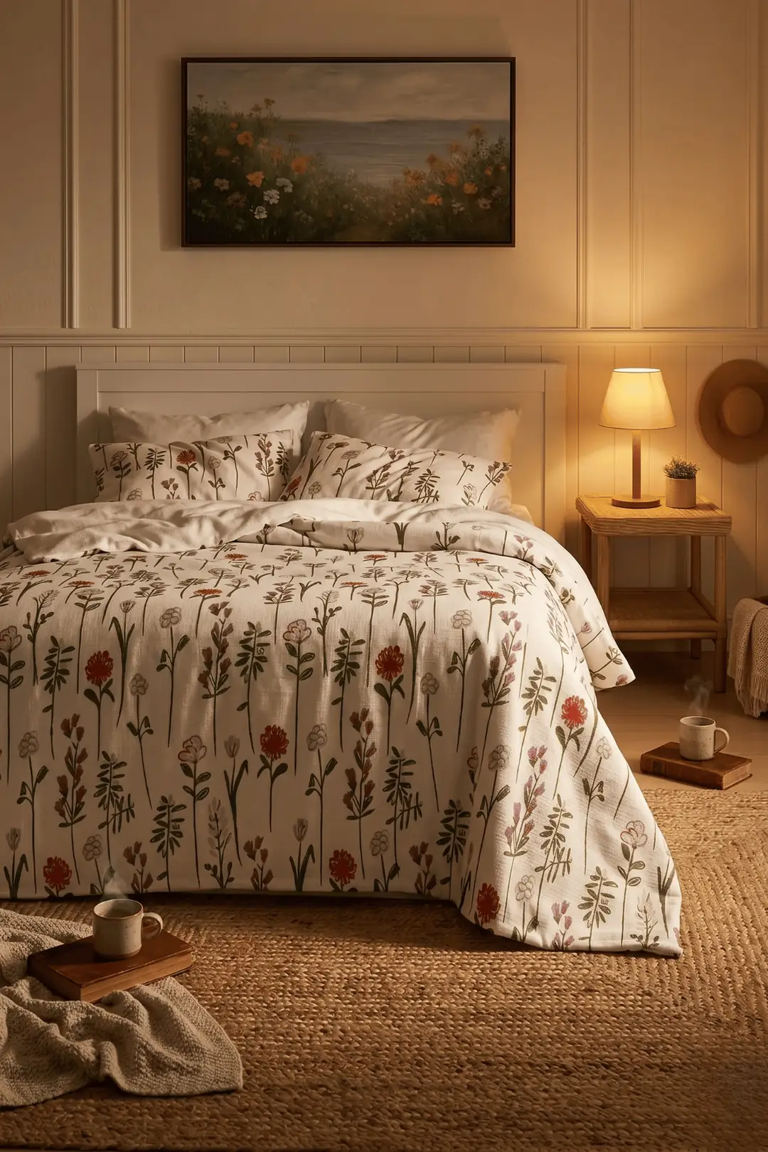 Cotton Collection Tek Kişilik Pike Fleur