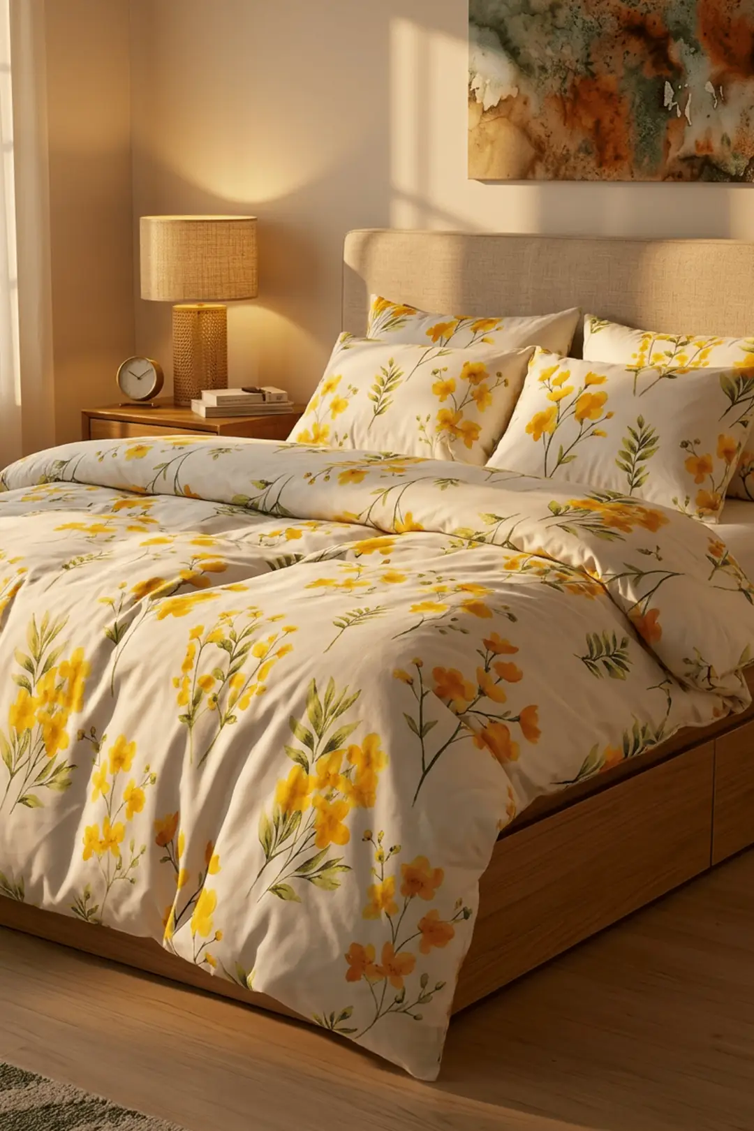 Cotton Collection Tek Kişilik Nevresim Seti Daisy