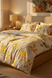 Cotton Collection Tek Kişilik Nevresim Seti Daisy 1
