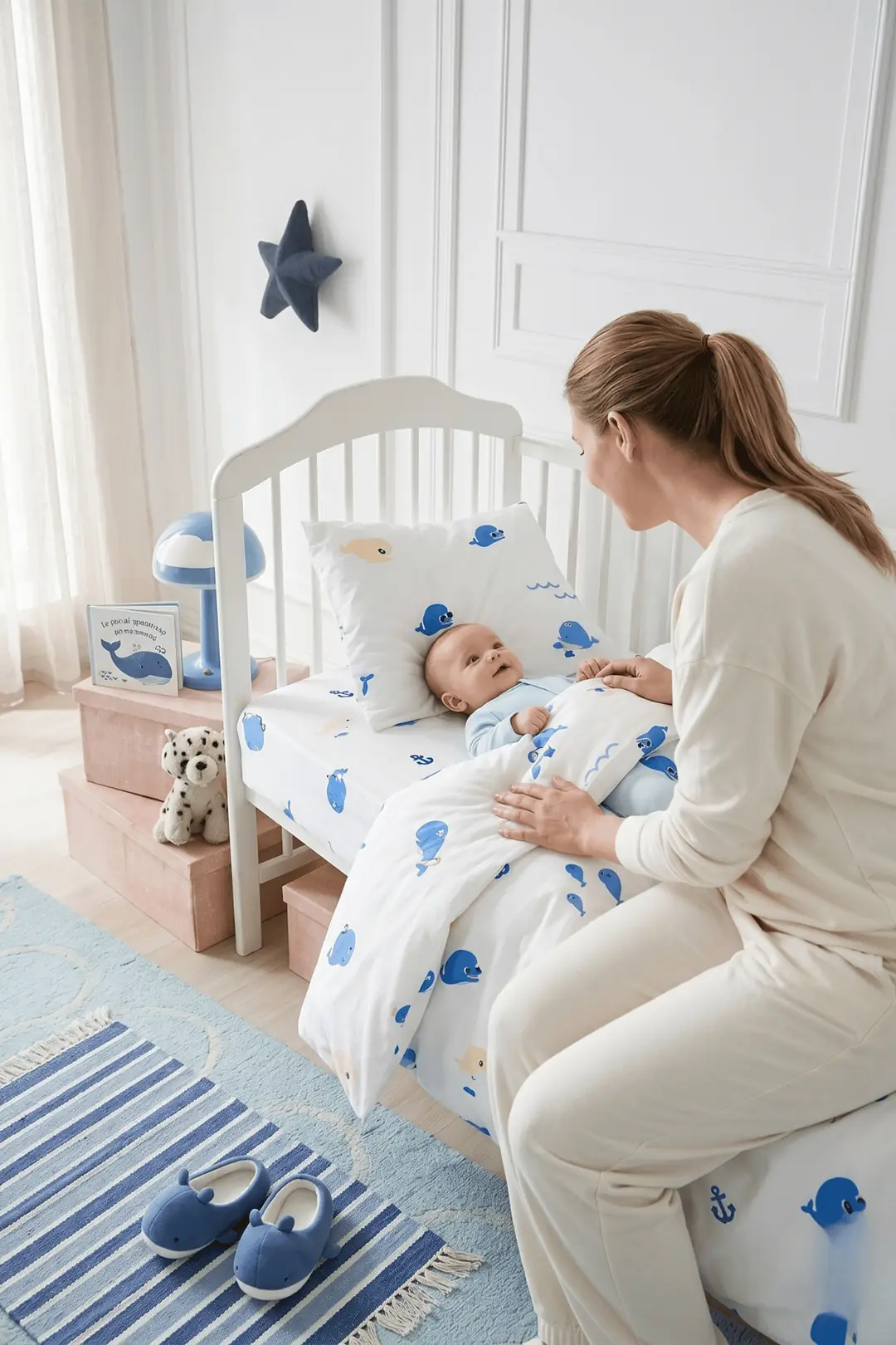 Cotton Collection Ranforce Bebe Nevresim Seti Little Baby 4