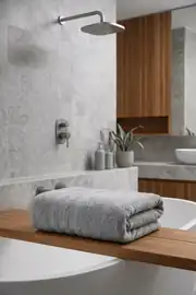 Cotton Collection Banyo Havlusu Gri 5