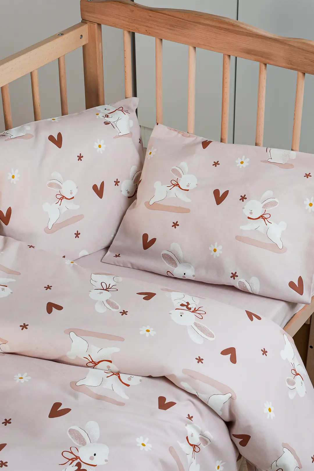 Cotton Collection %100 Pamuk Bebek Nevresim Takımı Bunnies 3