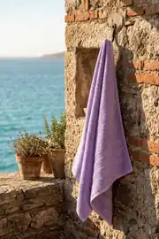 Cotton Collection Banyo Havlusu Lila 4