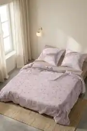 Cotton Collection Çift Kişilik Nevresim Takımı Menekşe 1