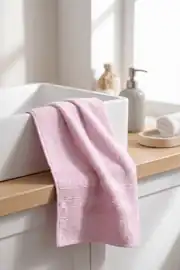 Cotton Collection Banyo Havlusu Pembe 4