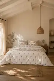 Cotton Collection Kışlık Pazen Çift Kişilik Nevresim Seti Boho Pearl 1
