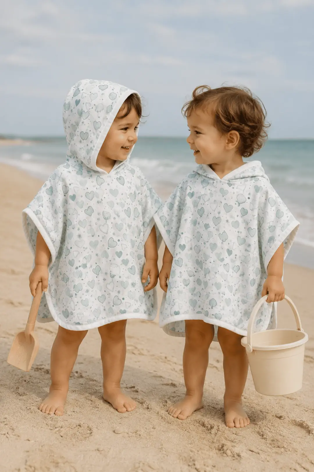 La Notte Elovia %100 Pamuk Müslin Bebek & Çocuk Panço Havlu (0-3 Yaş) 7