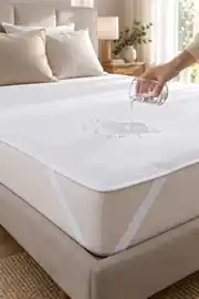 Cotton Collection Çift Kişilik Sıvı Geçirmez Köşe Lastikli Yatak Alezi 200x200cm 1