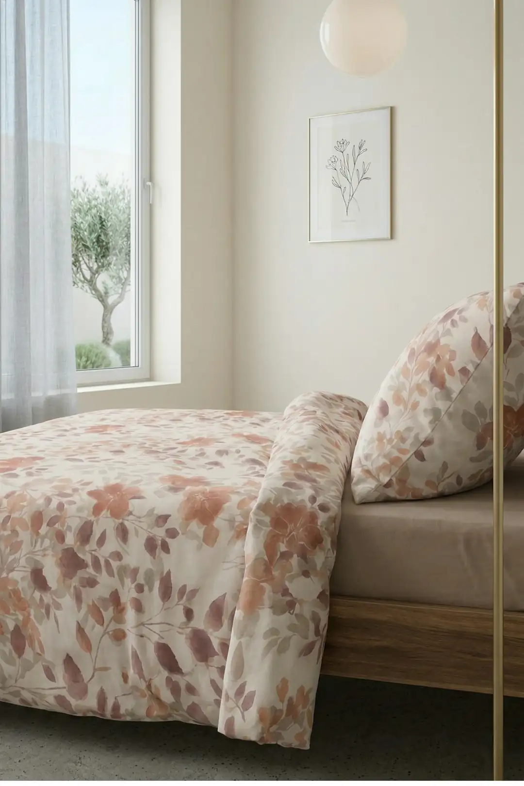 Cotton Collection Çift Kişilik Nevresim Takımı Lilyum 2