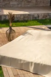 Cotton Collection Çift Kişilik Yatak Örtüsü Sarı 2