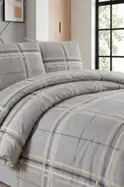 Kışlık Pazen Tek Kişilik Nevresim Takımı Gray Natur 3