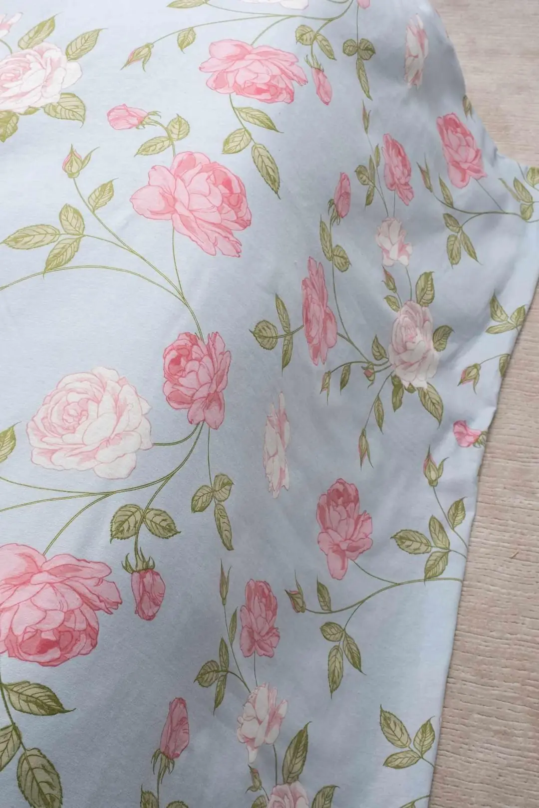 Cotton Collection Kışlık Pazen Tek Kişilik Nevresim Seti Rose 7