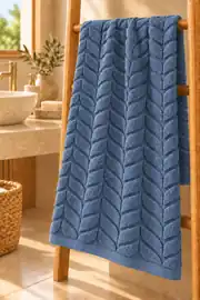 Cotton Love Banyo Havlusu İndigo 2