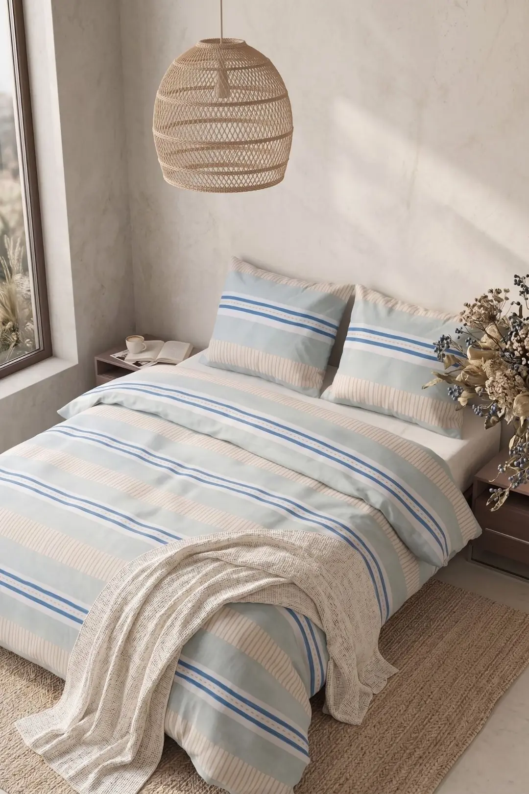 Cotton Collection Ranforce R Tek Kişilik Nevresim Takımı Almina