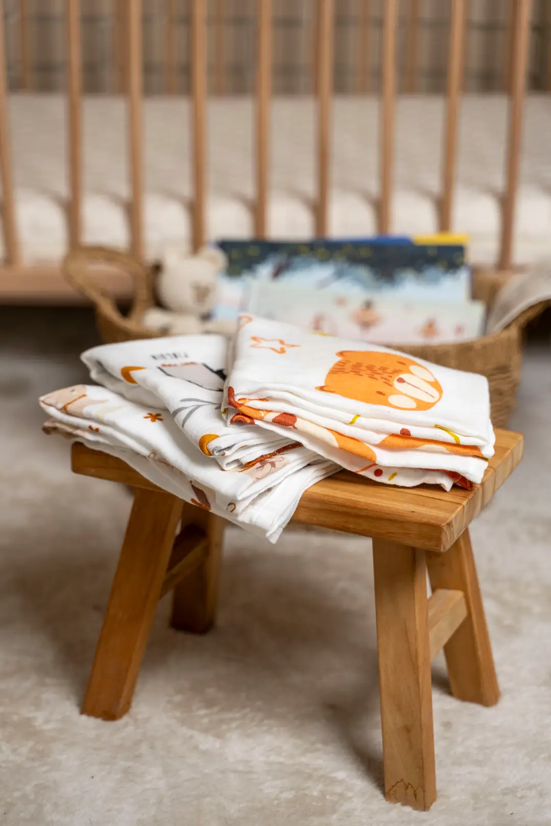 Cotton Collection Bebek 3'lü Müslin Set Douce 8