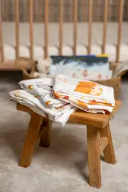 Cotton Collection Bebek 3'lü Müslin Set Douce 8