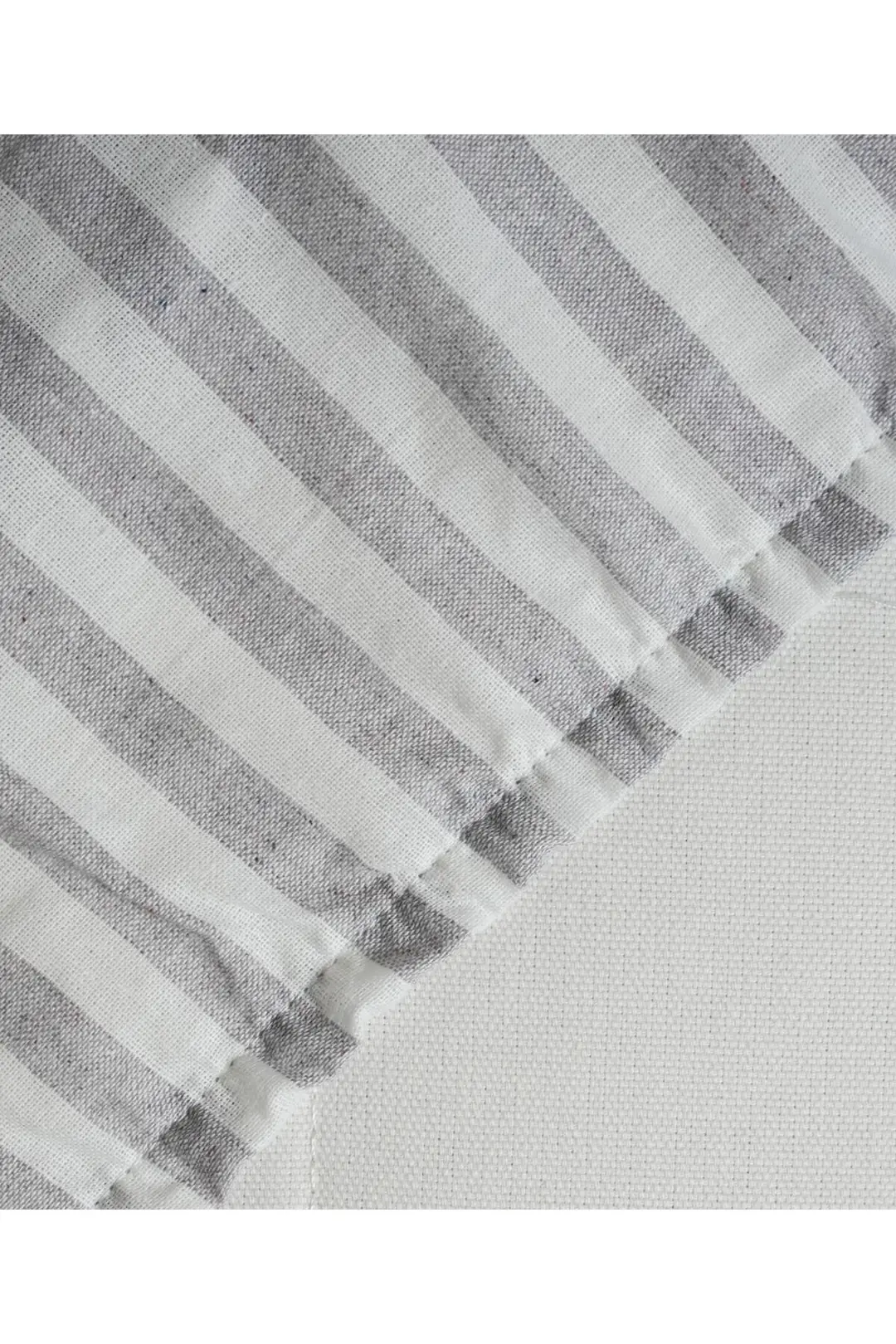 Cotton Collection Tek Kişilik Çizgili Çarşaf Seti Reveboheme 8