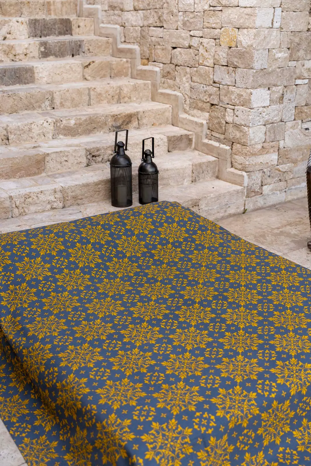 Cotton Collection Tek Kişilik Yatak Örtüsü Aurum