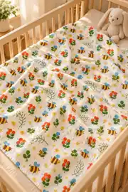 Cotton Collection Müslin Bebek Battaniye Arı 2