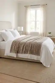 La Notte Soft Elegant Çift Kişilik Battaniye Vizon 2