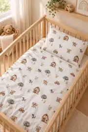 Cotton Collection %100 Pamuk Kışlık Pazen Bebek Nevresim Seti Farm 2