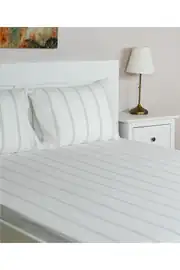 Cotton Collection Tek Kişilik Çizgili Çarşaf Seti Seroya 2