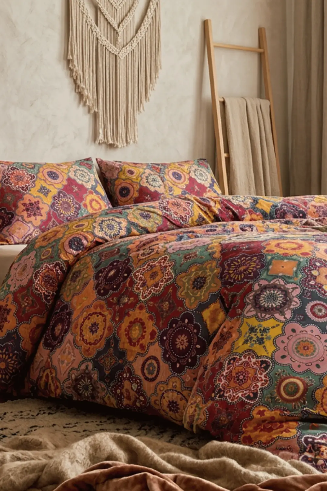 Cotton Collection Çift Kişilik Nevresim Seti Harmoni 7