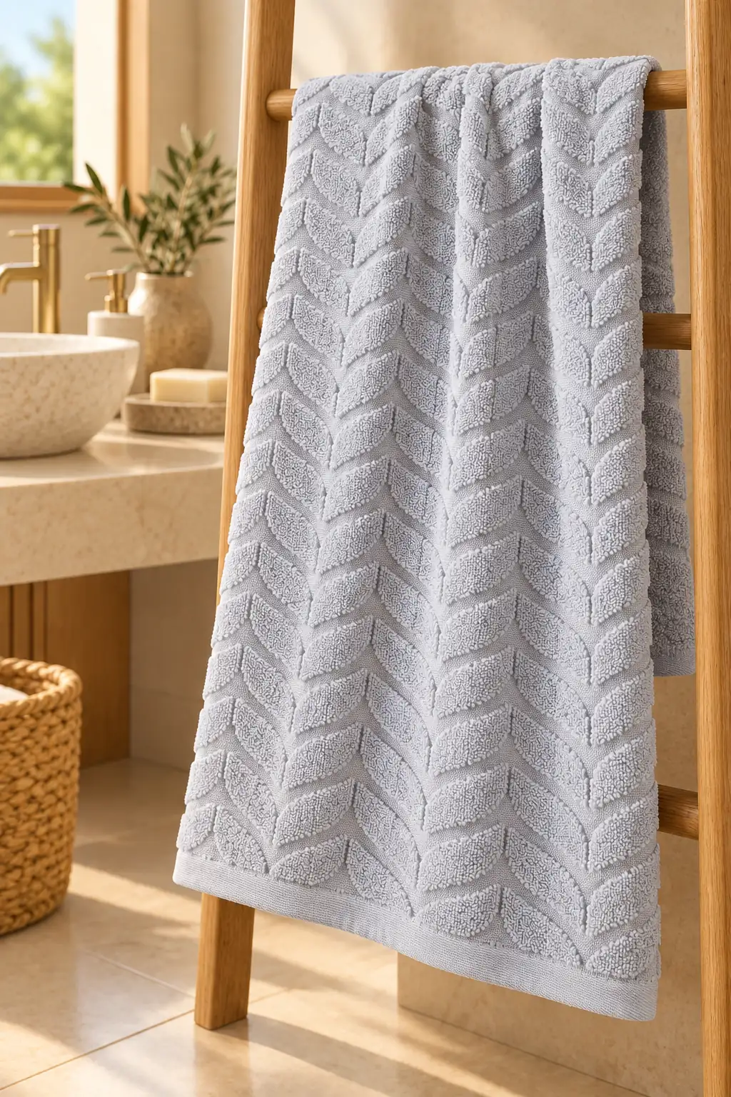 Cotton Love Banyo Havlusu Açık Gri