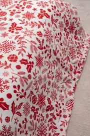 Cotton Collection Kışlık Pazen Tek Kişilik Nevresim Seti Floral 5