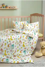 Cotton Collection %100 Pamuk Bebek Nevresim Takımı Dinosaurs 1