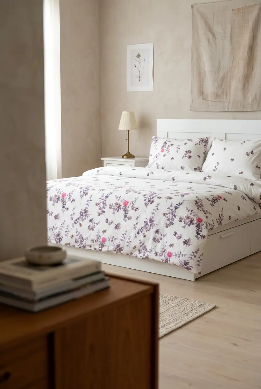 Cotton Collection Çift Kişilik Nevresim Seti Flora 4