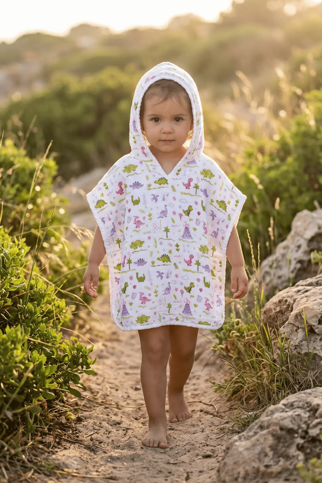 La Notte Tiny Rox %100 Pamuk Müslin Bebek & Çocuk Panço Havlu (0-3 Yaş)