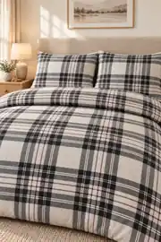 Cotton Collection Flanel Çift Kişilik Nevresim Seti Fenetre 2