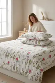 Cotton Collection Tek Kişilik Nevresim Seti Fleur 4