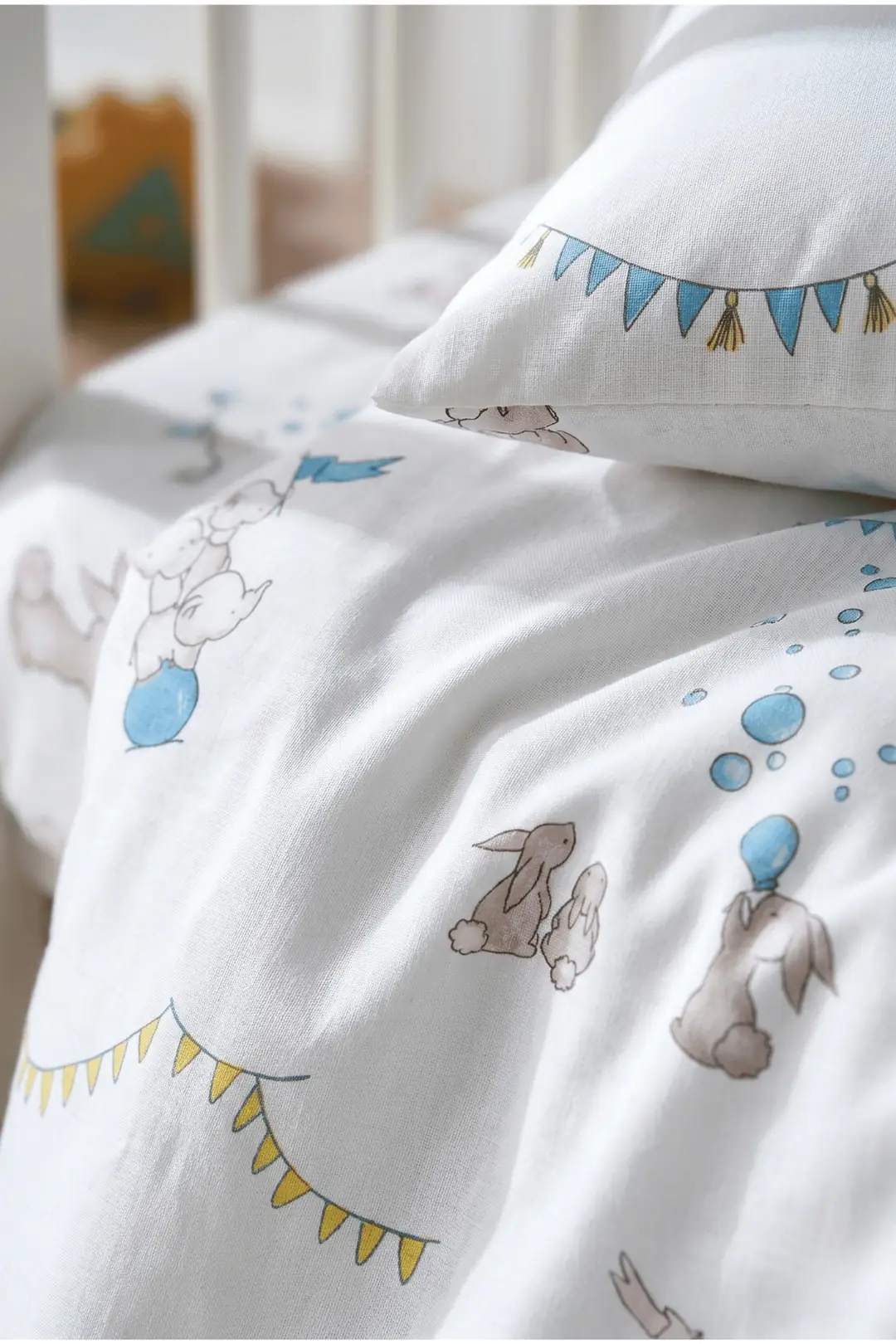 Cotton Collection Ranforce Bebe Çarşaf Yastık Kılıfı Mine Baby 3