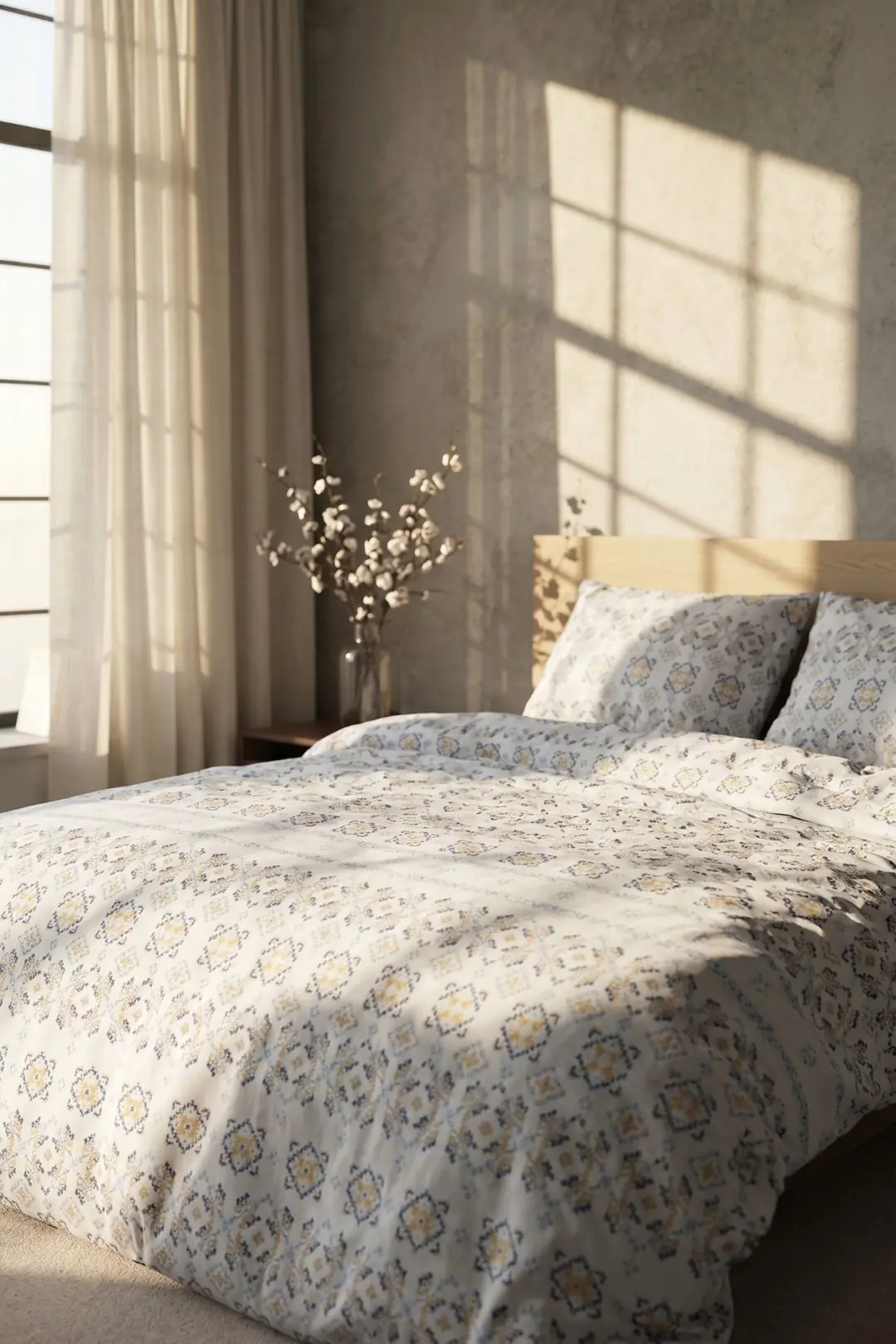 Cotton Collection R Çift Kişilik Nevresim Takımı Patiska 1