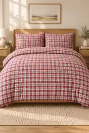 Cotton Collection Flanel Çift Kişilik Nevresim Seti Square 1