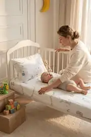 Cotton Collection Ranforce Bebe Çarşaf Yastık Kılıfı Mine Baby 2
