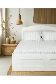 Cotton Collection Tek Kişilik Çizgili Çarşaf Seti Rayuna 1
